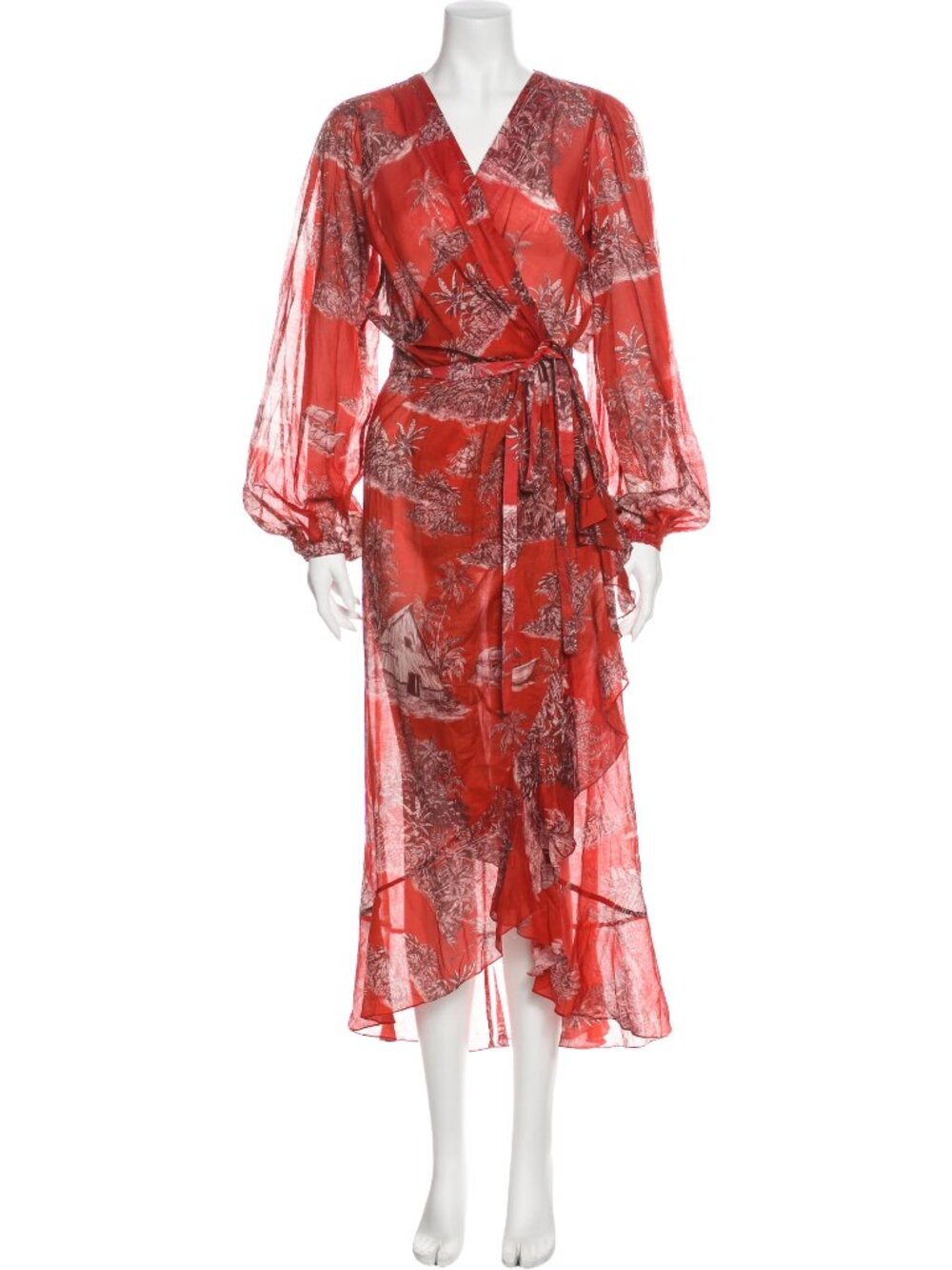 Johanna Ortiz Cuando El Rio Suena Midi Dress | Size M/8